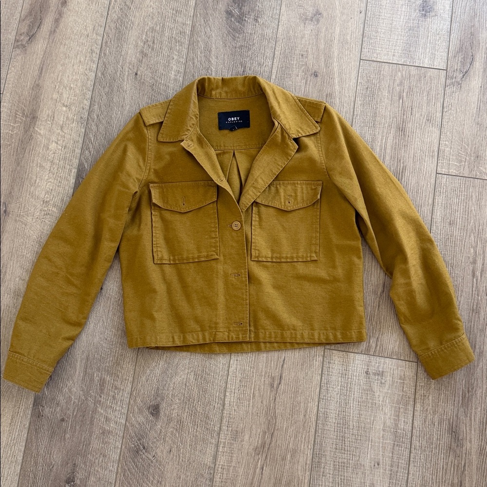 Obey Women's Brown Utility Jacket